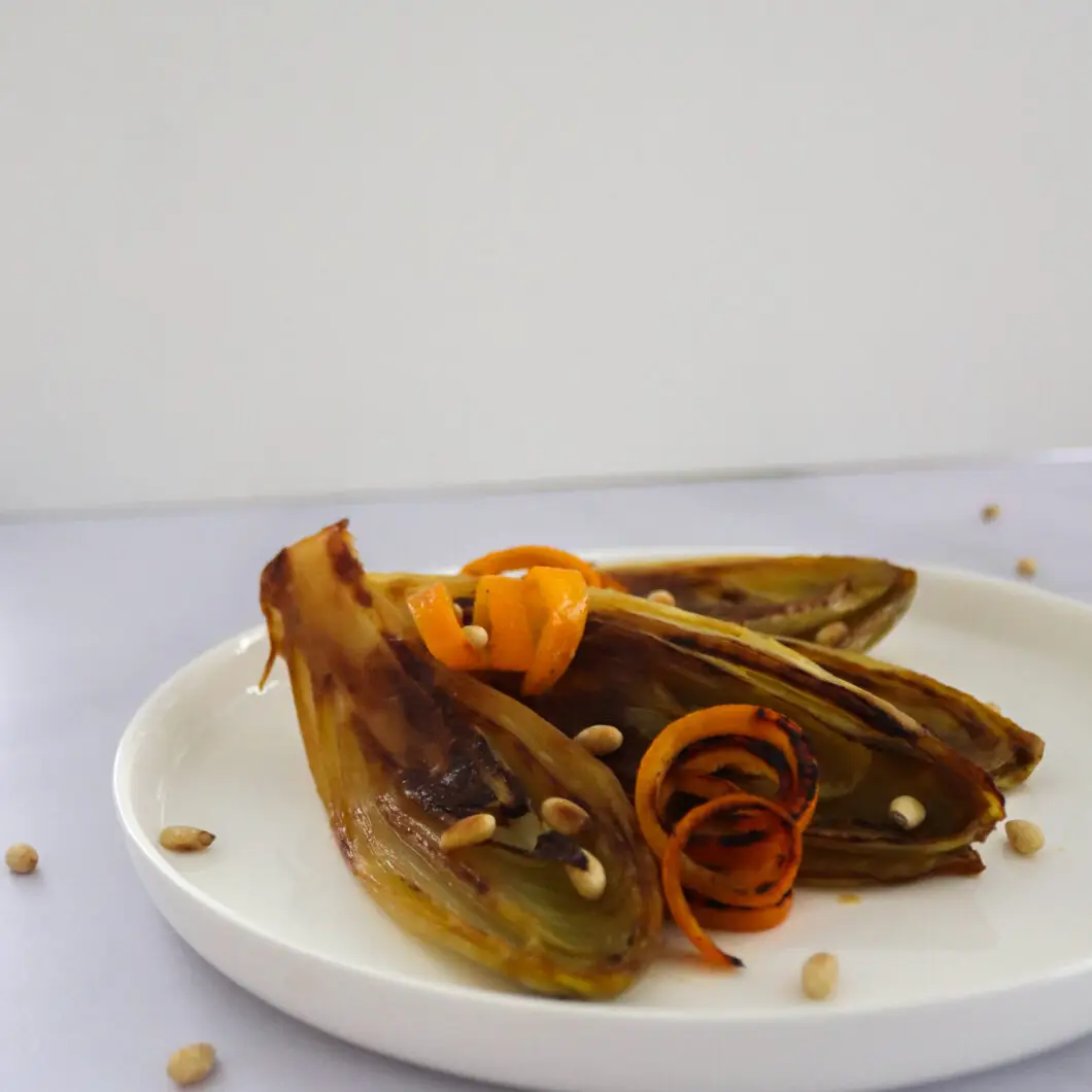 Gestoofde witlof met sinaasappel