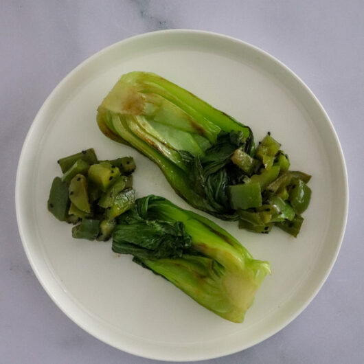Salade van gegrilde groenten en sesamdressing
