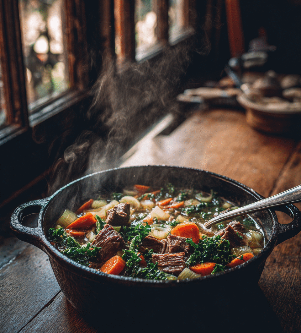 Runderstoof met knolselderij & wintergroenten